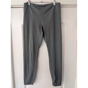 Athleta Elation Train 7/8 Tight Gray High Rise Leggings Womens Large Tall yoga